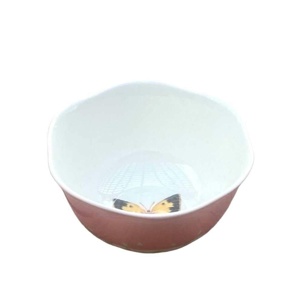 Lenox Butterfly Meadow Small Dessert Cereal Bowl 4.5” Replacement Pink - Picture 7 of 8